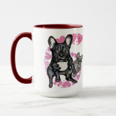 Mug L'Amour des chiots français (Gauche)