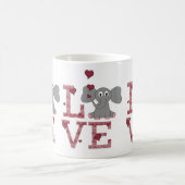 Mug L'amour des éléphants (Centre)