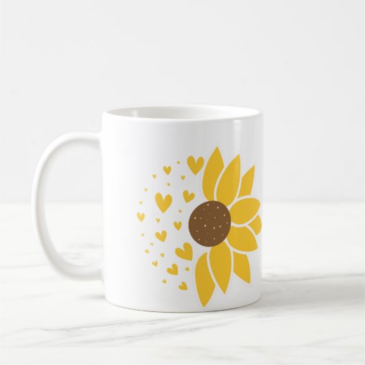 Mug L'amour des tournesols (Gauche)