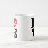 Mug L'amour domine la haine (Centre)