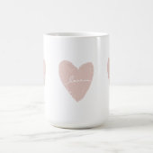 Mug L'amour du coeur rose (Centre)
