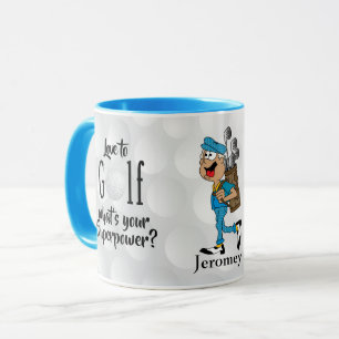 Mug L'amour du golf, quelle est votre superpuissance ?