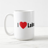 Mug L'Amour du Labrador (Gauche)