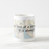 Mug L'amour d'un animal de compagnie (Centre)