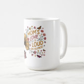 Mug L'amour d'une maman est fort (dans le silence) (Devant droit)