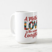 Mug L'amour d'une mère est la réponse à tout (Devant gauche)