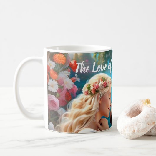 Mug L'amour d'une princesse pour sa licorne (Avec donut)