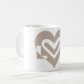 Mug L'amour en gris (Devant gauche)
