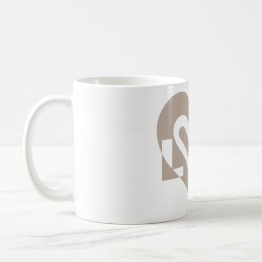 Mug L'amour en gris (Gauche)