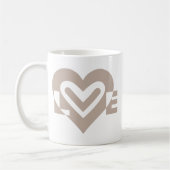 Mug L'amour en gris (Gauche)