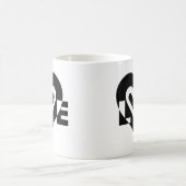 Mug L'amour en noir (Centre)