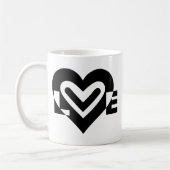 Mug L'amour en noir (Gauche)
