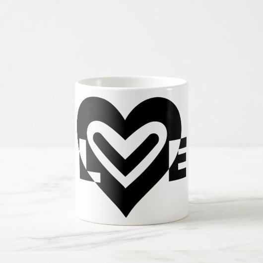 Mug L'amour en noir (Centre)