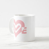 Mug L'amour en rose (Devant gauche)