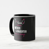 Mug L'amour entre la mère et la fille distance (Devant gauche)