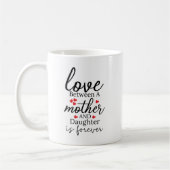 Mug L'amour entre une mère et une fille est pour toujo (Gauche)