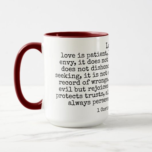 Mug L'amour est (Gauche)