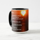 Mug L'amour est (Devant gauche)