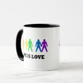 Mug L'amour est amour (Devant gauche)