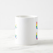 Mug L'amour est amour écriture Gay Pride (Centre)