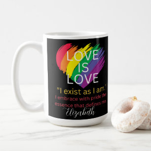 Mug L'amour est amour LGBTq motivation citation mois d