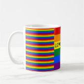 Mug L'amour est amour Rainbow Flag LGBT Gay pride (Gauche)