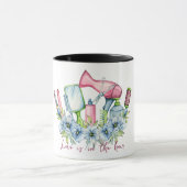 Mug L'amour est dans la Coiffure, Coiffeur (Centre)