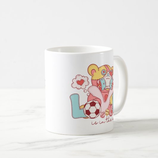 Mug L'amour est dans l'air (Devant droit)