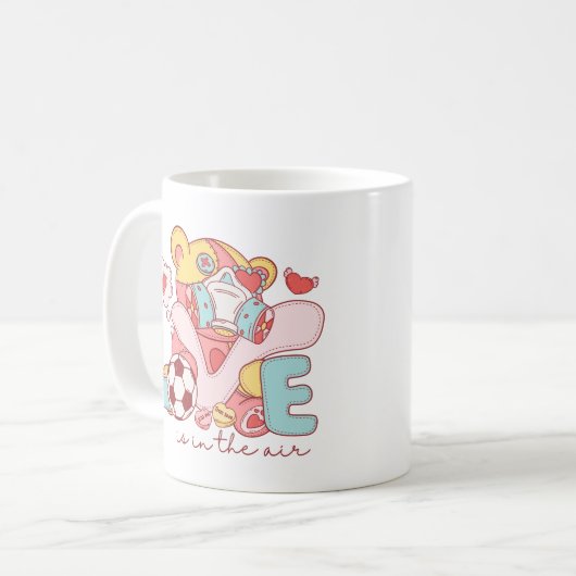 Mug L'amour est dans l'air (Devant gauche)