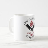 Mug L'amour est dans l'air BBQ (Devant gauche)