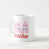 Mug "L'amour est dans l'air" Funny Valentine's Day (Devant gauche)