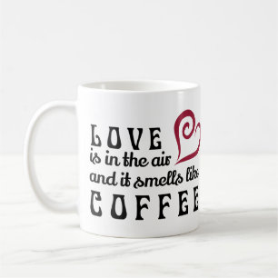 Mug L'amour est dans le ciel, et il sent comme la