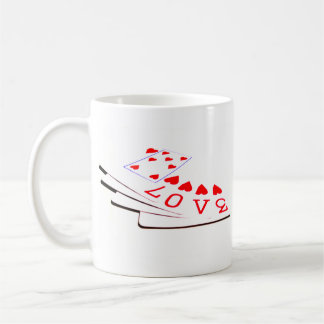 Mug L'amour est dans les cartes