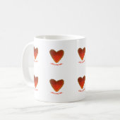 Mug L'amour est dans mon coeur (Devant gauche)