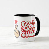 Mug L'amour est doux (Devant droit)