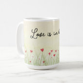 Mug L'amour est en fleur (Devant gauche)