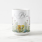 Mug L'amour est en fleurs Fête de mariage florale aux  (Centre)