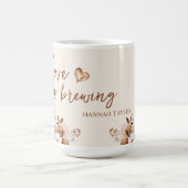 Mug L'amour est en train de se préparer Fête de douche (Centre)