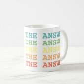 Mug L'Amour Est La Réponse (Devant droit)