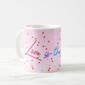 Mug L'amour est la réponse (Devant gauche)