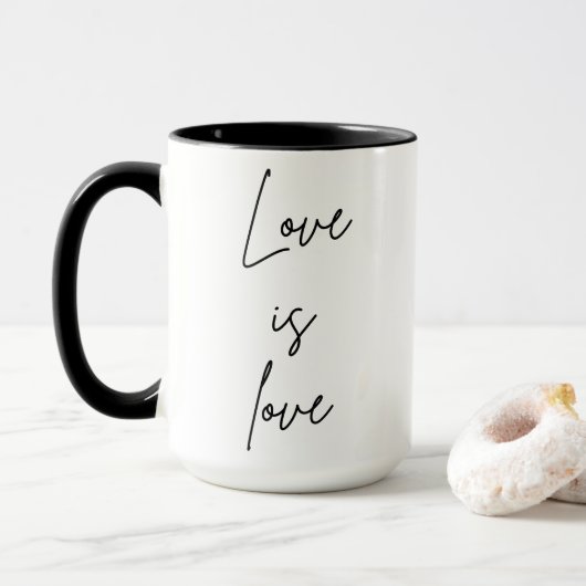 Mug L'amour est l'amour (Avec donut)