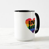 Mug L'amour est l'amour (Devant droit)