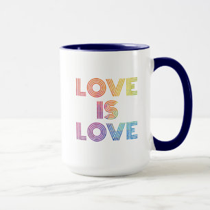 Mug L'amour est l'amour Grandes surfaces modernes