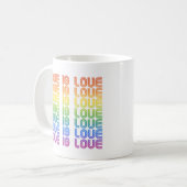 Mug L'amour est l'amour Rétro (Devant gauche)