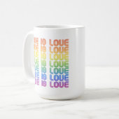 Mug L'amour est l'amour Rétro (Devant gauche)