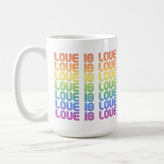 Mug L'amour est l'amour Rétro (Gauche)