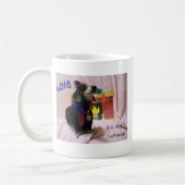 Mug L'amour est le nez humide d'un chien (Gauche)