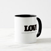 Mug L'amour est l'ingrédient secret (Devant droit)