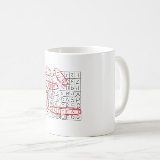 Mug L'amour est patient (Devant droit)