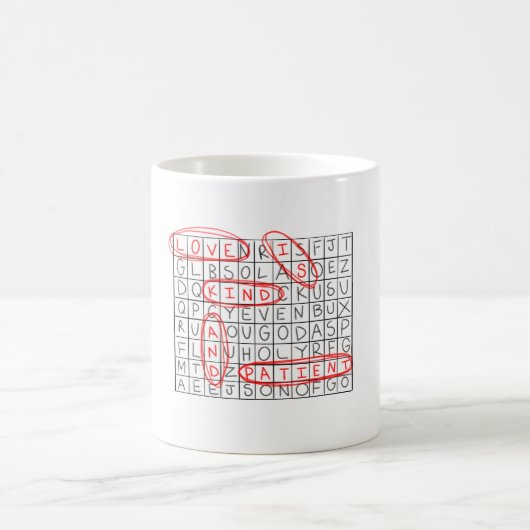 Mug L'amour est patient (Centre)